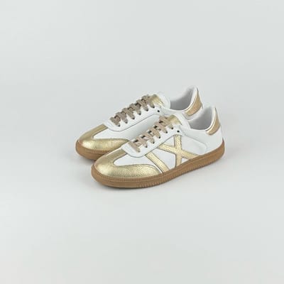 Кеды STAR белые/золото