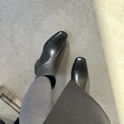 Ботильоны Defna черные гладкие